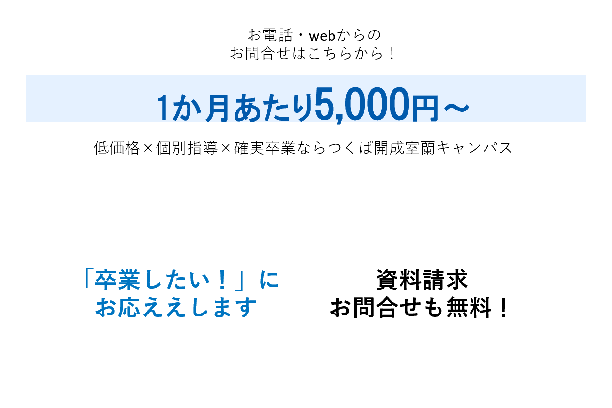 つくば開成室蘭キャンパスのお問合せはモバイルタブレット用